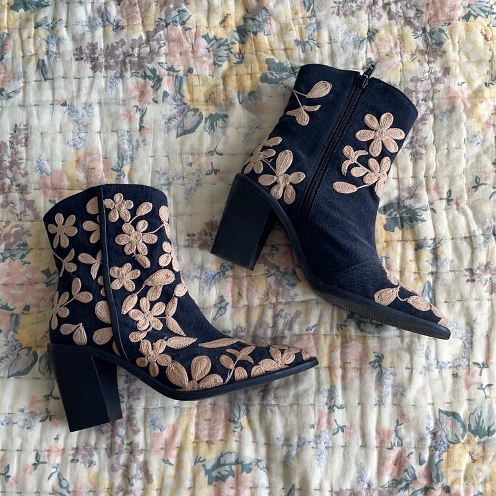 Free People Embroidered Barclay Boot